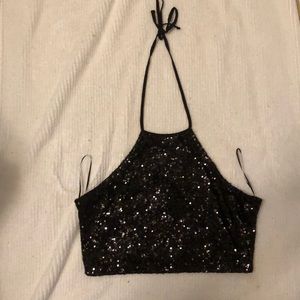 Adorable sparkling crop top